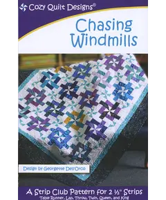 Chasing Windmills Pattern by Cozy Quilt Designs - See Video