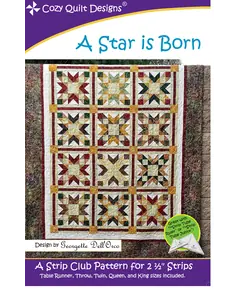 A Star is Born Pattern by Cozy Quilt Designs