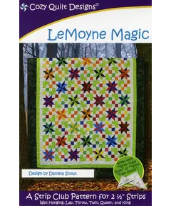 LeMoyne Magic Pattern by Cozy Quilt Designs - See Video