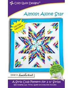 Almost Alone Star Pattern by Cozy Quilt Designs - See Video