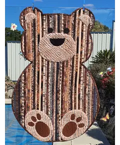 Bear Floor Jelly Roll Rug Pattern