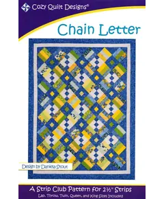 Chain Letter Pattern by Cozy Quilt Designs