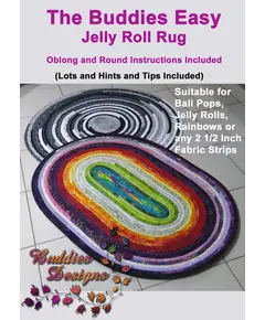 Buddies Easy Jelly Roll Rug Pattern