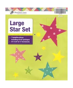 Star Set Large Patchwork Template Matilda's Own