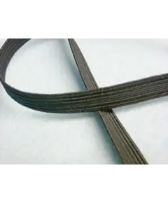 10 metres x 5mm Braided Superior Quality Elastic White or Black