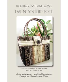 Twenty Strip Tote Bags by Aunties Two