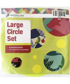 Circle Set Large Patchwork Templates Matilda's Own