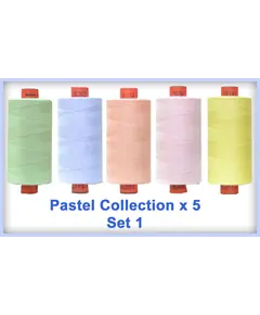 Pastels 5 Colour Set 1 Rasant Thread 1000M