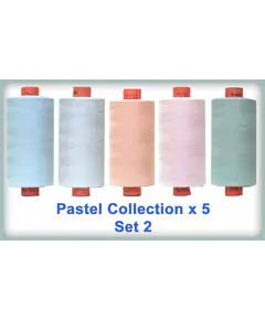 Pastels 5 Colour Set 2 Rasant Thread 1000M