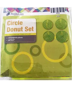 Circle Donut Patchwork Template Set Matilda's Own