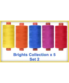 Brights x 5 Colour Set 2 Rasant Thread 1000M