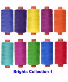 Brights 10 Colour Set 1 Rasant Thread 1000M