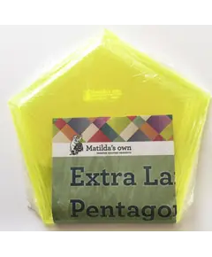 Pentagon Extra Large Patchwork Template Set Matilda's Own