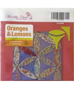 Orange and Lemons Patchwork Template Meredithe Clark Signature Collection