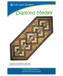 Diamond Medley Pattern by Cozy Quilt Designs