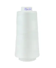 White Maxi-lock 3000yd Polyester Serger Overlocker Thread