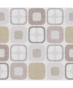 Tan and Light Grey Squares - W108in 2.75mtr Quilt Backing Fabric 100% Cotton