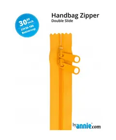By Annie 30 Inch Handbag Zipper Buttercup - See Video