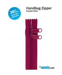 By Annie 30 Inch Handbag Zipper Wild Plum - See Video