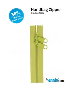 By Annie 30 Inch Handbag Zipper Apple Green - See Video