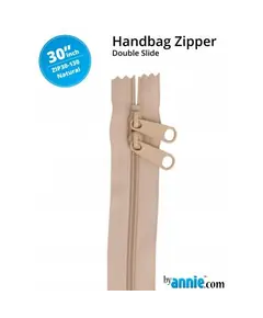 By Annie 30 Inch Handbag Zipper Natural - See Video