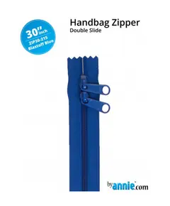 By Annie 30 Inch Handbag Zipper Blast Off Blue - See Video