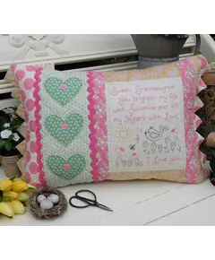 Sweet Granddaughter - Cushion by Sally Giblin, The Rivendale Collection