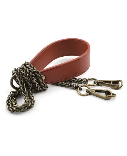 Genuine Leather and Antique Chain Single Strap 116 cms Multiple Colours Available