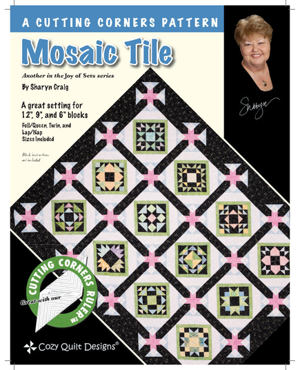 Mosiac Tile Pattern by Cozy Quilt Designs