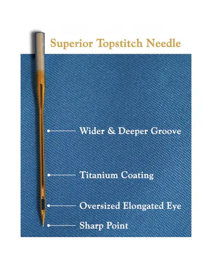 Superior Topstitch Needle Structure