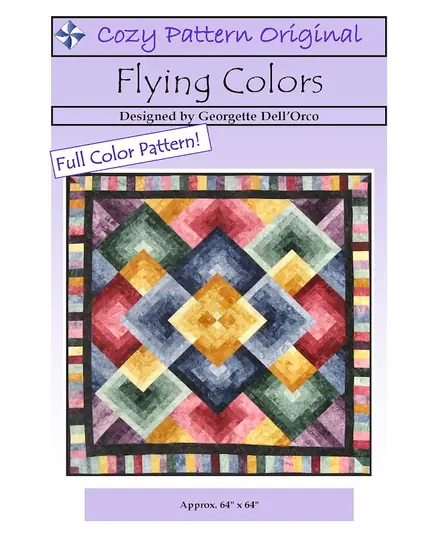 Flying Colors Pattern by Cozy Quilt Designs