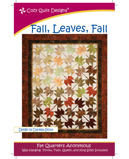 Fall, Leaves, Fall Pattern by Cozy Quilt Designs