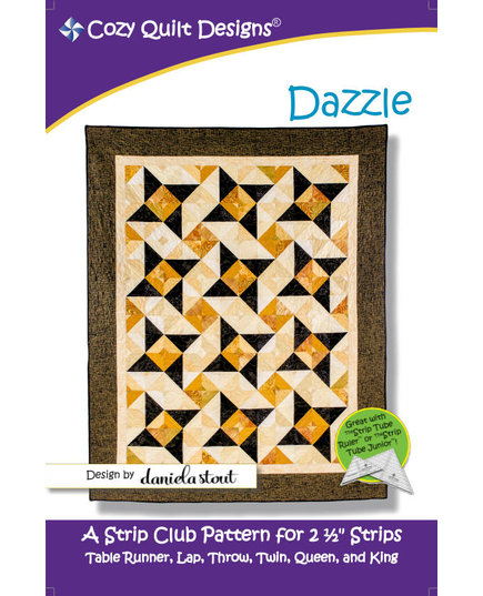 Dazzle Quilt Pattern Pattern by Cozy Quilt Designs