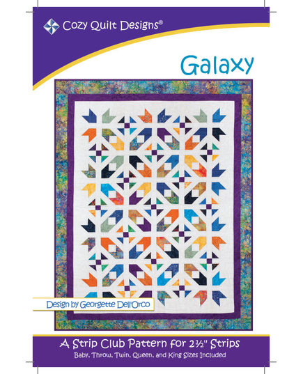 Galaxy Quilt Pattern by Cozy Quilt Designs