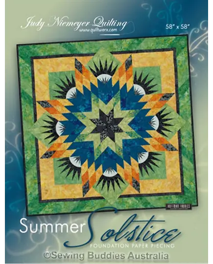 Summer Solstice Quilt Pattern by Judy Niemeyer