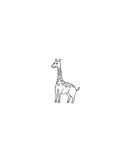 Giraffe small #30378