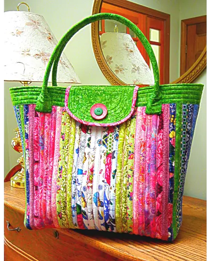 Anything Goes Bag by Aunties Two Patterns ~ Jelly Roll Friendly