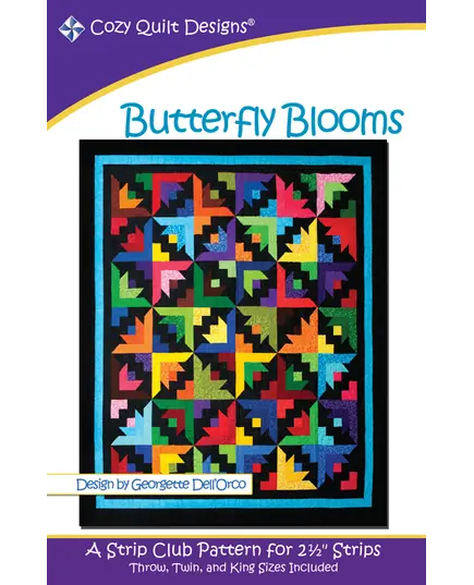 Butterfly Blooms Pattern by Cozy Quilt Designs