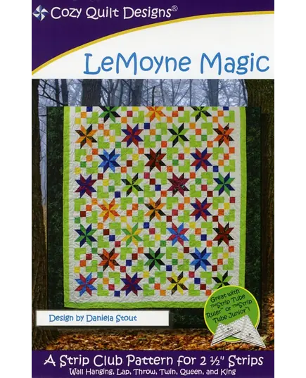 LeMoyne Magic Pattern by Cozy Quilt Designs - See Video