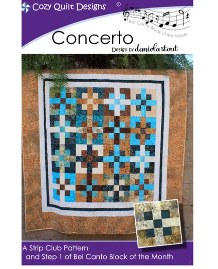 Concerto Pattern (Bel Canto Block 1) by Cozy Quilt Designs