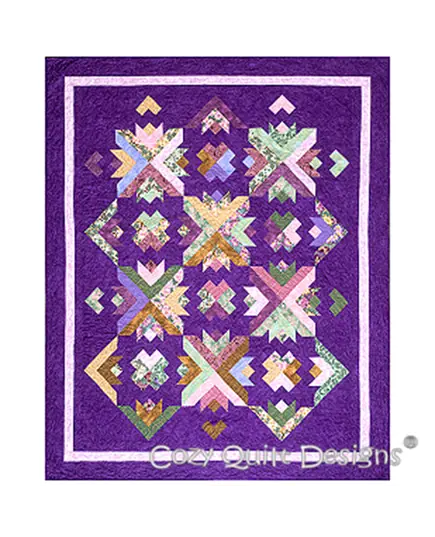 Beach City Blooms Pattern by Cozy Quilt Designs