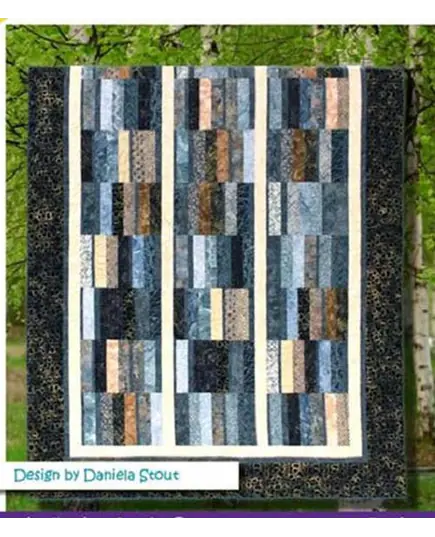 Blurred Lines Pattern by Cozy Quilt Designs - See Video