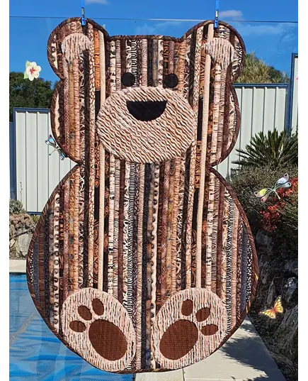 Bear Floor Jelly Roll Rug Pattern