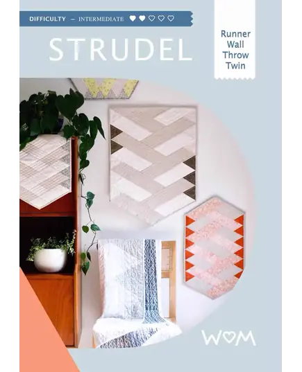 Strudel Quilt Pattern by Wife Made Designs