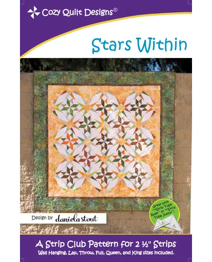 Stars Within Pattern by Cozy Quilt Designs - See Video