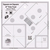Creative Grids Square on Square Trim Tool Ruler - 4 inch and 8 inch SEE VIDEO's