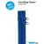 By Annie 40 Inch Handbag Zipper Blast Off Blue - See Video
