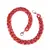 Flat Chain Acrylic Bag Handles 60cms Red