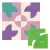 Drunkards Path 2 inch Patchwork Template Set