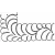 Uneven Feather Border, Small #30481